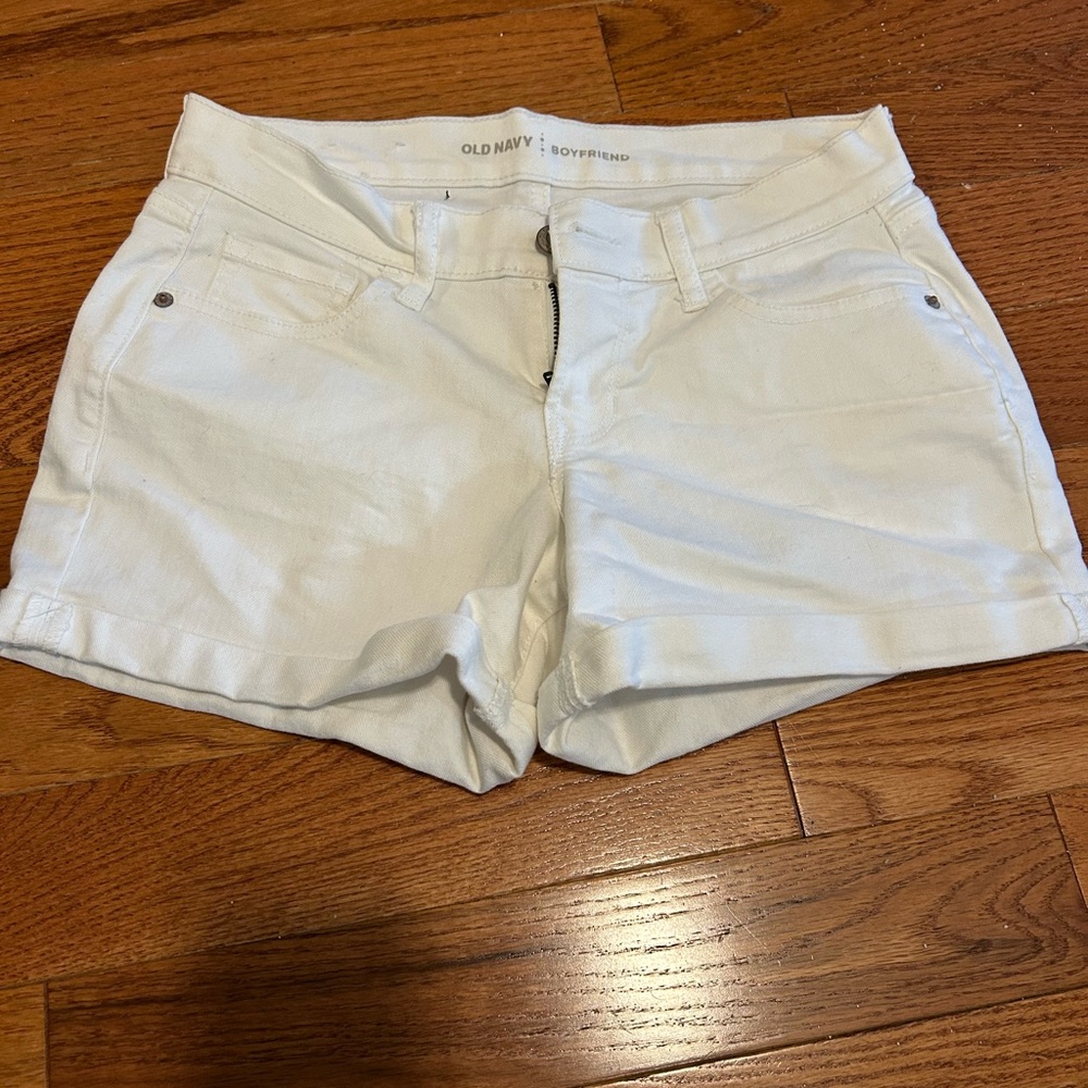 Old Navy Women's White Jean Shorts